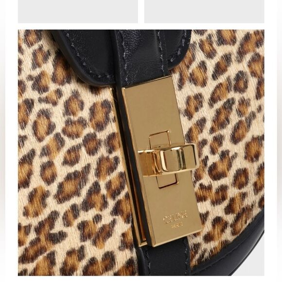 Celine by Heidi Slimane Besace 16 Leopard print Bag - Picture 9 of 9